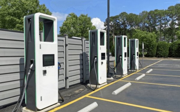 EV Charging Stations White EV Charging Stations White